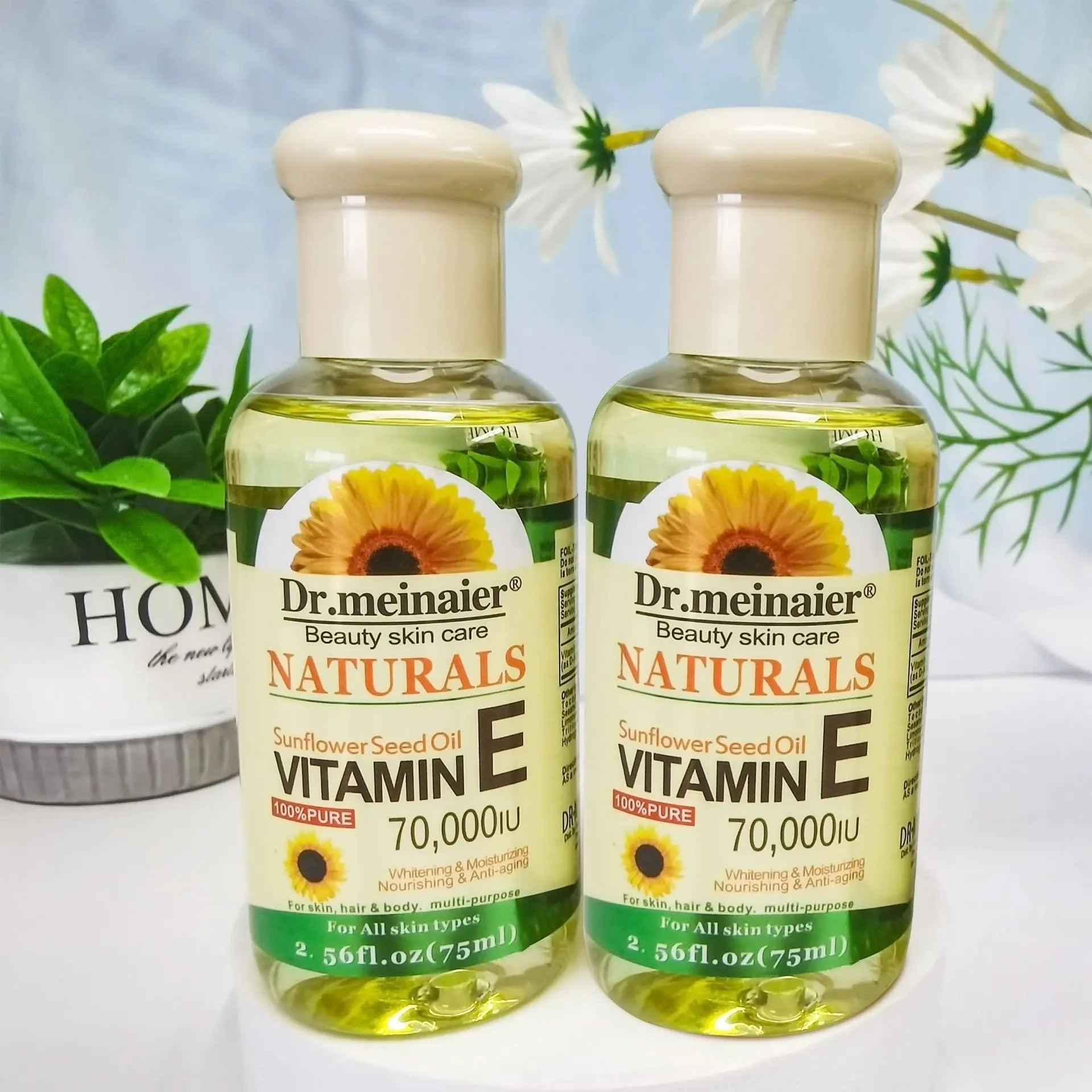 Vitamin E Synthesis Oil 75ML  Facial Body Hair Care Essential Oil Natural Moisturizing Vegetable Louisiana Mart