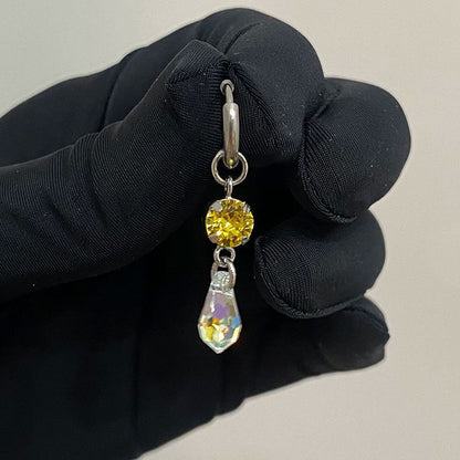 Water Drop Pendant Female Minority All-match High Sense Delicate Earrings