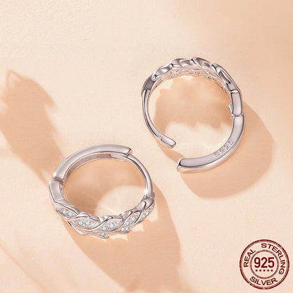 High-grade S925 Sterling Silver Earring Eardrop