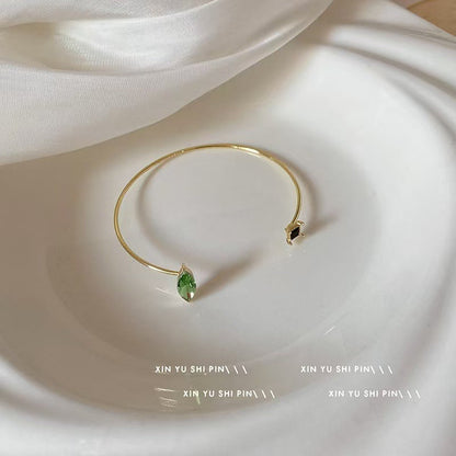 Rhinestone Bracelet Design Sense Simple Graceful White All-matching Vintage Bracelet