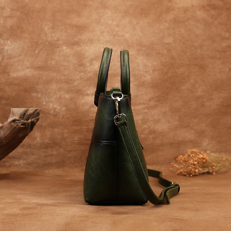 Small Square Crossbody Bag Retro Embossed PU Handbag