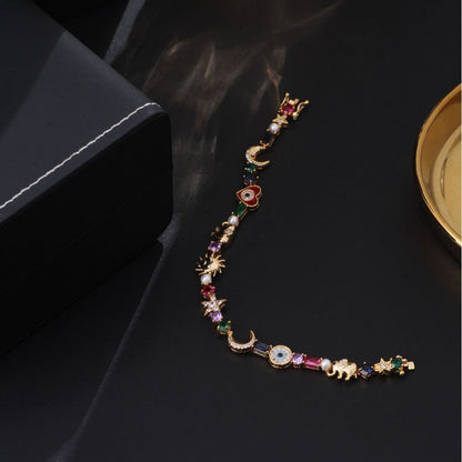 Electrophoresis Throw Number 4 Creative Cute Small Animal Bracelet