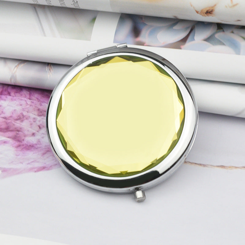 Folding Mirror Double-sided Portable Small Mirror Louisiana Mart