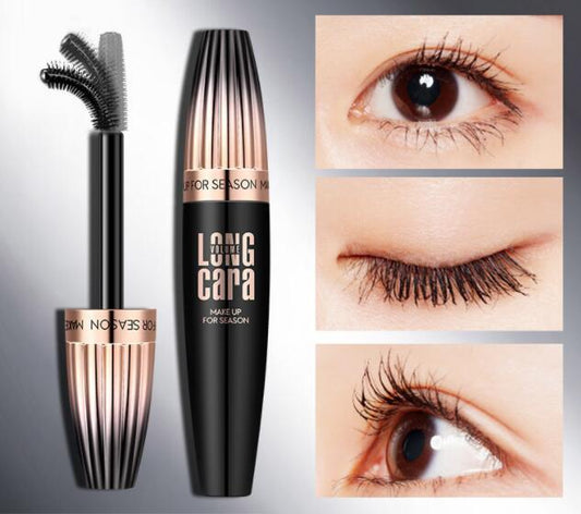 Makeup Eyelash Curler 4D Silk Fiber Mascara – Long Curling Waterproof Louisiana Mart