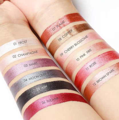 Focallure 12 colors Eyeshadow Eyeliner Pencil In One