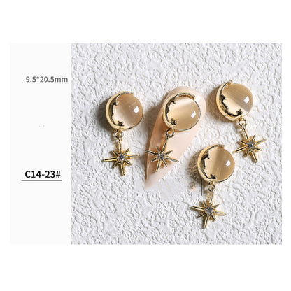 Rose Tassel Color Preserving Phototherapy Nail Decoration