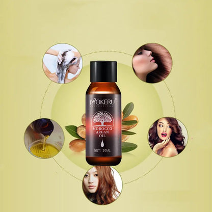 Curly Hair Repair Soft And Dry Hair Hair Oil 30ML Louisiana Mart