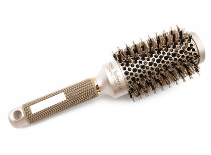 Round Barrel Brush Ceramic Ion Hair Styling Salon Comb