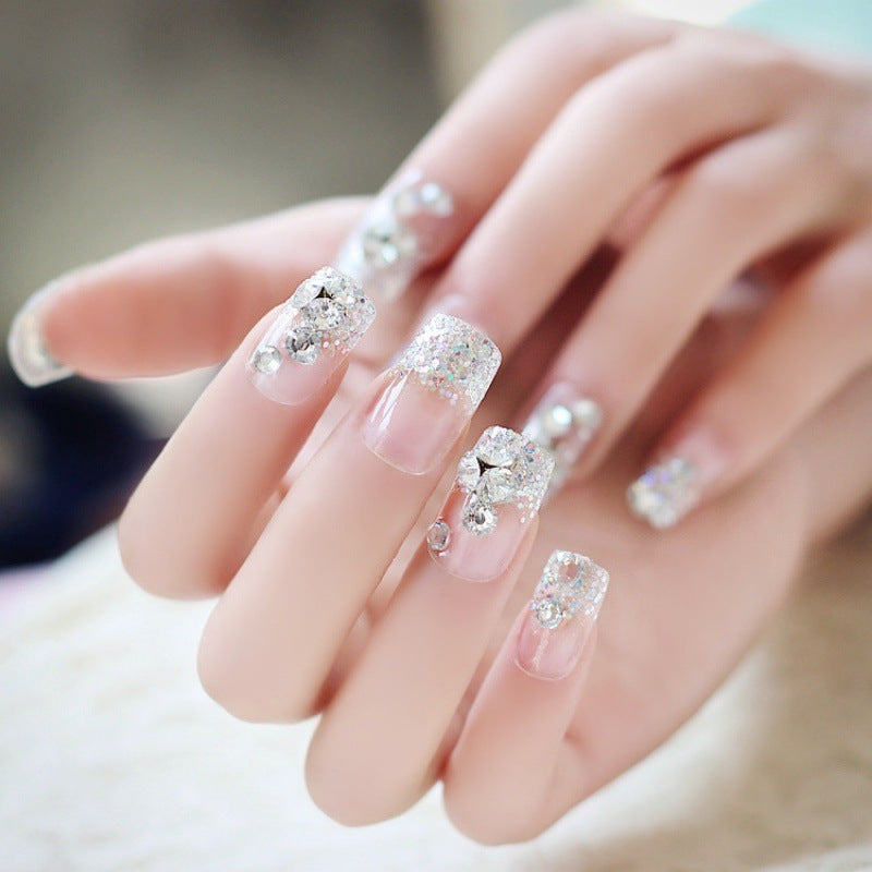 Gummed 24 Pieces French Nail Patch Finished Products Louisiana Mart
