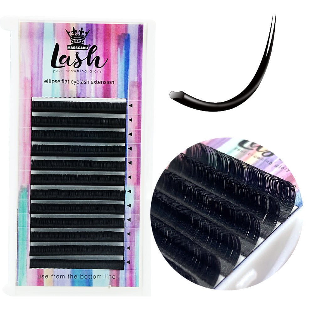Double-Pointed Flat Hair Soft And Natural Single Air False Eyelashes