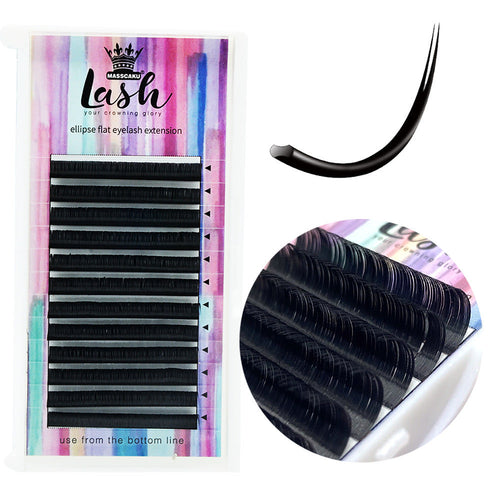 Double-Pointed Flat Hair Soft And Natural Single Air False Eyelashes