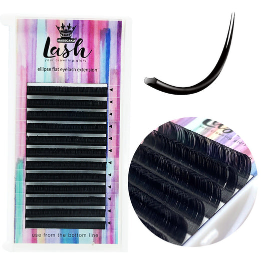 Double-Pointed Flat Hair Soft And Natural Single Air False Eyelashes