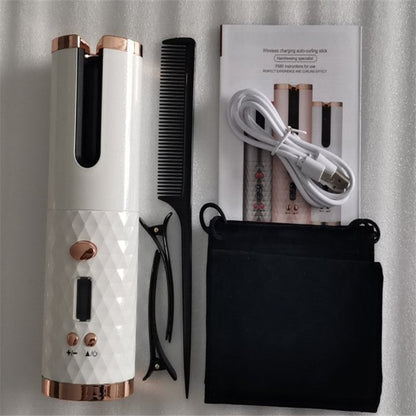 Curling Iron USB Wireless Multifunctional Charging Curler Louisiana Mart