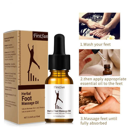 Promote Bone Growth, Foot Massage Essential Oil Care, Soothe Healthy Feet, Natural Massage Oil Louisiana Mart