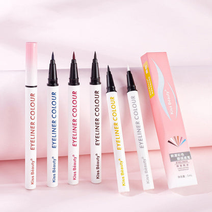 Color Eyeliner To Prevent Sweat And Make Up