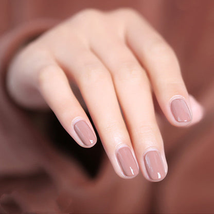 Frosted Sealing Layer Nail Polish Glue New Color Popular Nail Shop Special Phototherapy Nail Polish Small Bottle 15Ml
