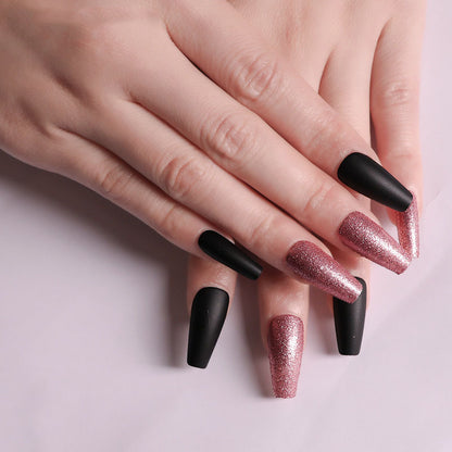 Wearing Nails, Fake Nails, Finished Ballet Nails, Cross-Border Transmission For Nail Nails To Wear 24 pieces