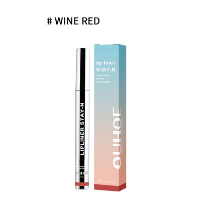 Lip Liner Pen Dark Brown Waterproof Long Lasting Plump Soft Lip Gloss Makeup Cosmetics Louisiana Mart