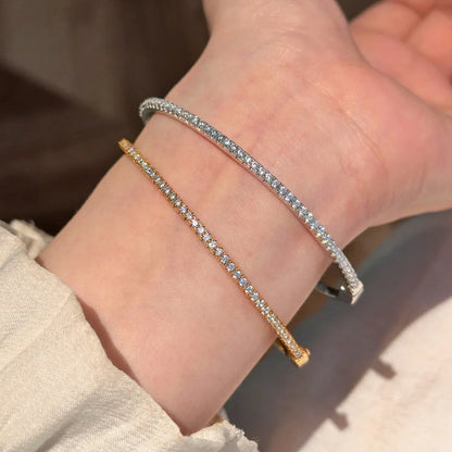 Half Circle Diamond Bracelet in Louisiana | Luxury Fashion Jewelry