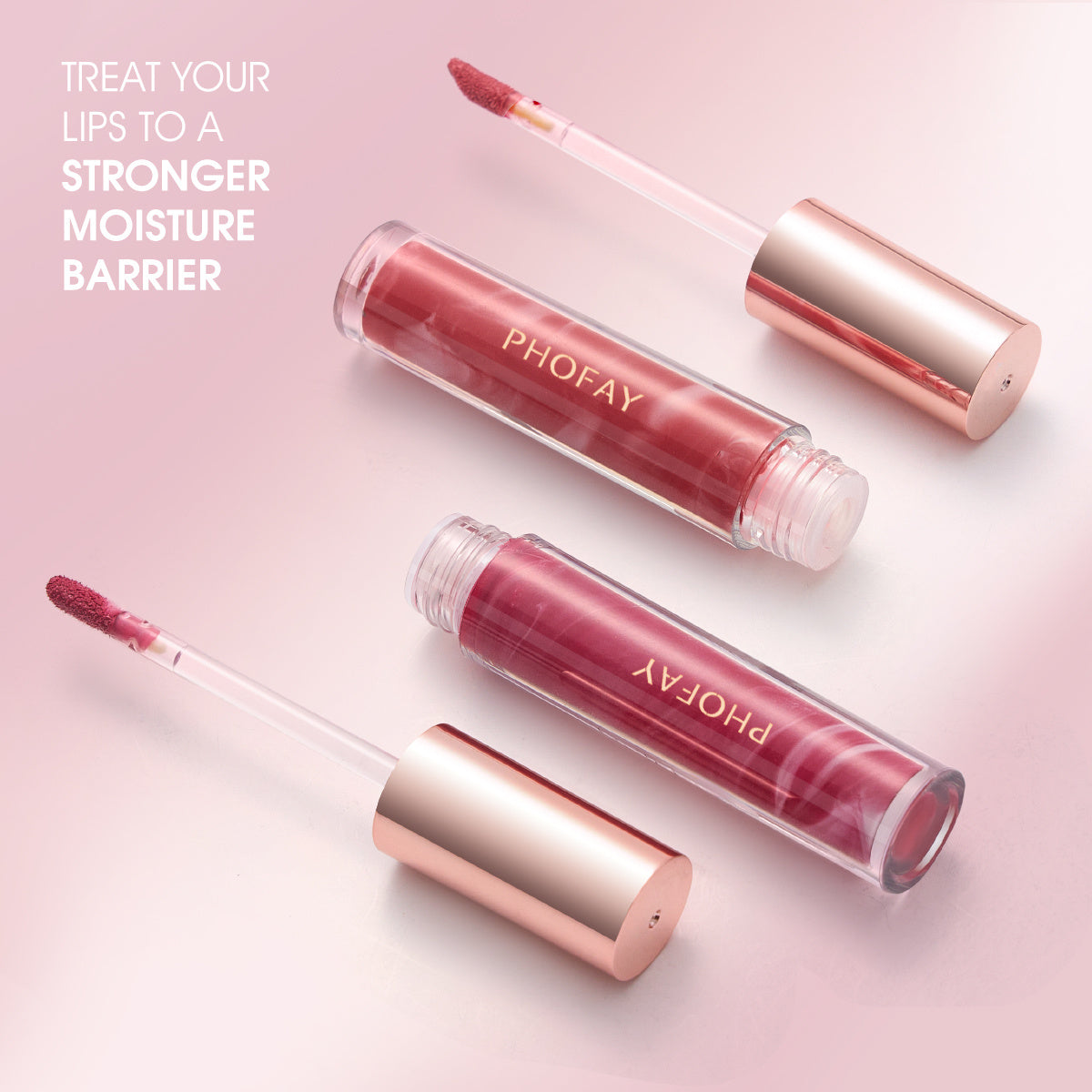 PHOFAY Rose Blooming Hydrating Lip Gloss Louisiana Mart