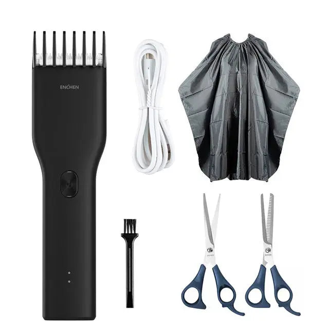 Louisiana Mart Cordless Electric Hair Shaver & Trimmer for Adults & Kids – USB Rechargeable Quiet Hair Cutter for Children & Family Use (USA) Louisiana Mart