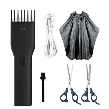 Louisiana Mart Cordless Electric Hair Shaver & Trimmer for Adults & Kids – USB Rechargeable Quiet Hair Cutter for Children & Family Use (USA) Louisiana Mart