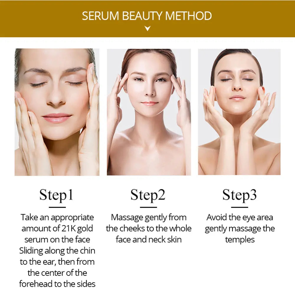 4K Gold three-in-one effect of skin tightening, whitening and wrinkle removal Louisiana Mart