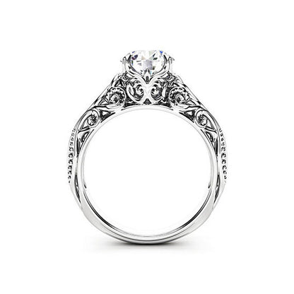 Fashion Zircon Ornament Women's Alloy Ring Jewelry