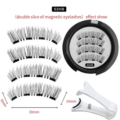 Magnetic False Eyelashes – Reusable & Natural Look for all-day comfort Louisiana Mart