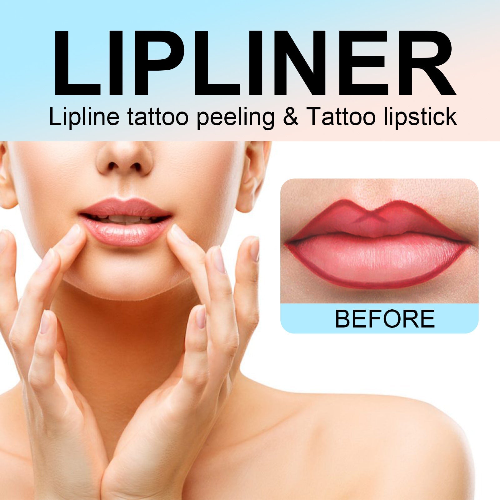 Lip Liner Pen Dark Brown Waterproof Long Lasting Plump Soft Lip Gloss Makeup Cosmetics Louisiana Mart