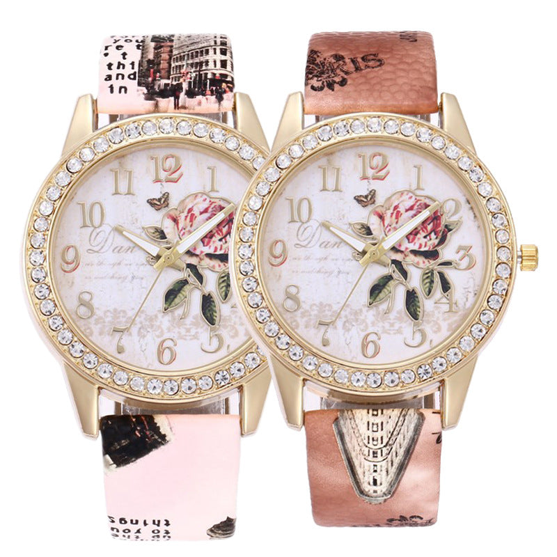 Women's Diamond Rose Watch