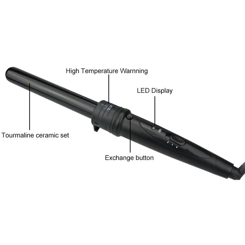 Hair Curler Iron 6-in-1 Interchangeable Ceramic Set Fast