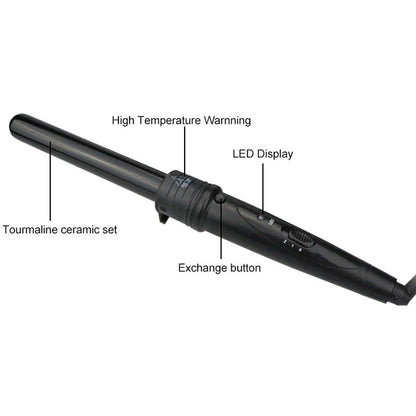 Hair Curler Iron 6-in-1 Interchangeable Ceramic Set Fast