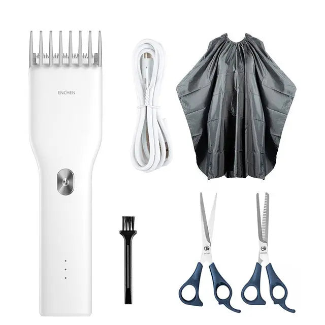 Louisiana Mart Cordless Electric Hair Shaver & Trimmer for Adults & Kids – USB Rechargeable Quiet Hair Cutter for Children & Family Use (USA) Louisiana Mart