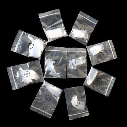 500 transparent  natural fake nails Louisiana Mart