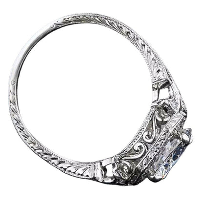 Women's Fashion Personality Eight Arrows Zircon Ring