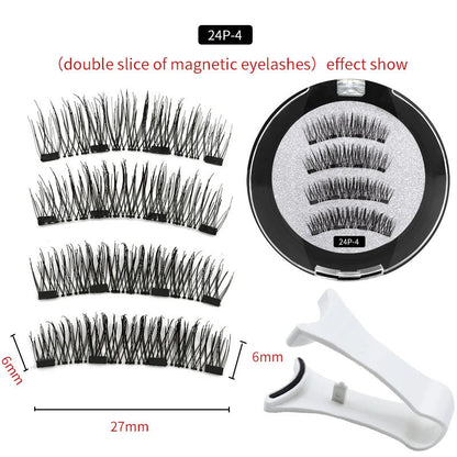 Magnetic False Eyelashes – Reusable & Natural Look for all-day comfort Louisiana Mart