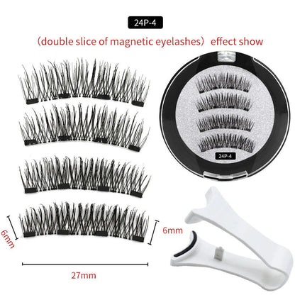 Magnetic False Eyelashes – Reusable & Natural Look for all-day comfort Louisiana Mart