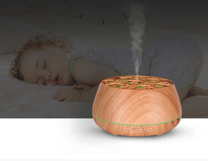 Ultrasonic Aroma Diffuser 400ml Humidifier 4-Mist Modes