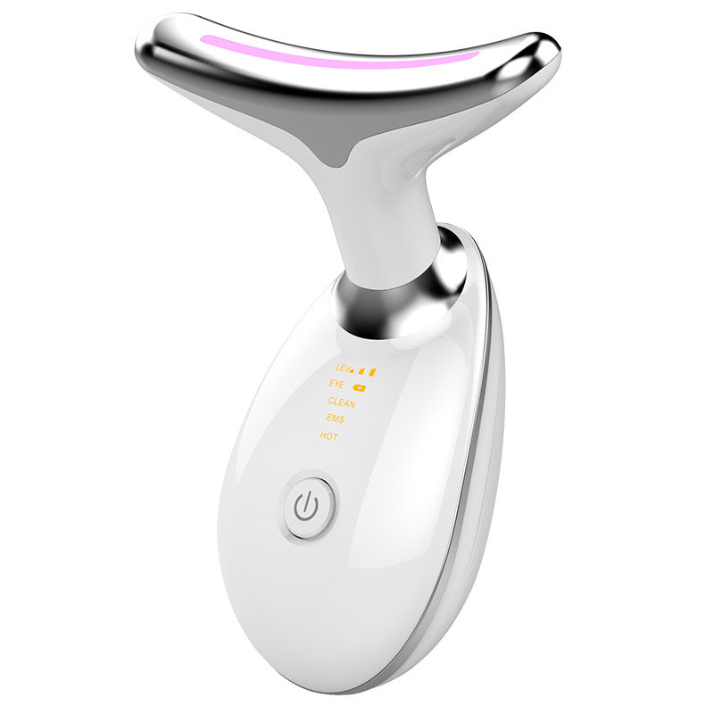 EMS Thermal Neck Lifting And Tighten Massager Electric Microcurrent Wrinkle Remover Louisiana Mart