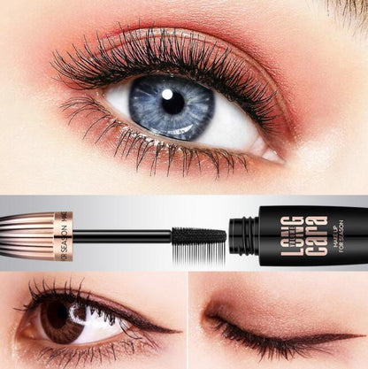 Makeup Eyelash Curler 4D Silk Fiber Mascara – Long Curling Waterproof Louisiana Mart