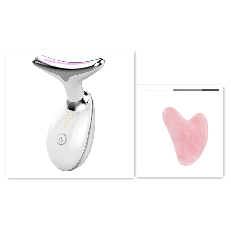 EMS Thermal Neck Lifting And Tighten Massager Electric Microcurrent Wrinkle Remover Louisiana Mart