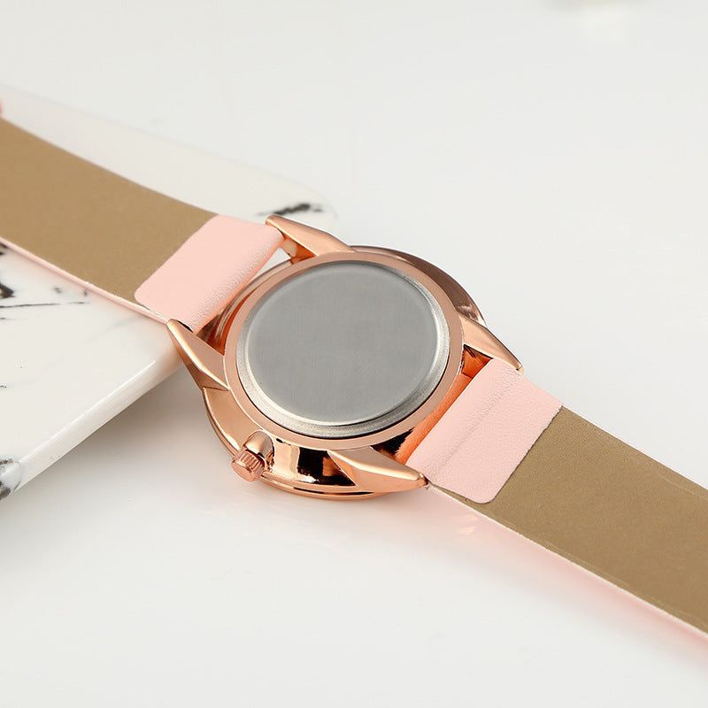 Women's Quartz Watch Personalized Fashion Round Dial 38mm