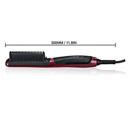 Home automatic adjustable temperature red hair straightener Louisiana Mart
