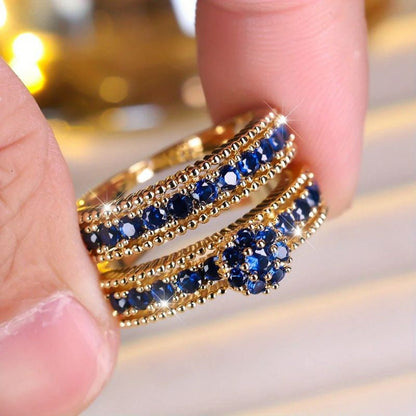Geometric Ring Women's Shiny Fashion Ring