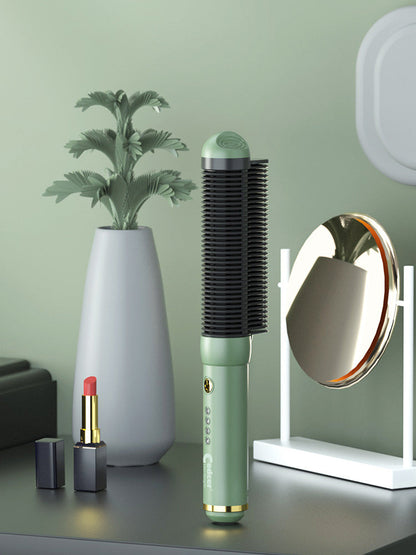 Hair Straightening Comb green