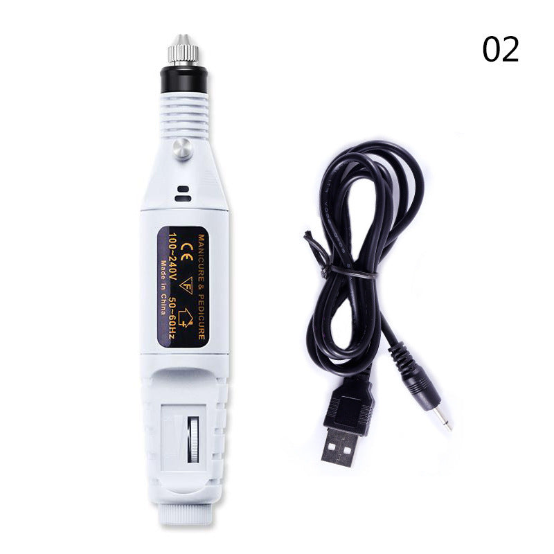Electric Nail Drill Machine Manicure Machine Set USB Charging Mill Cutter For Manicure Nail File Pedicure Tool Nail Drill Set Louisiana Mart