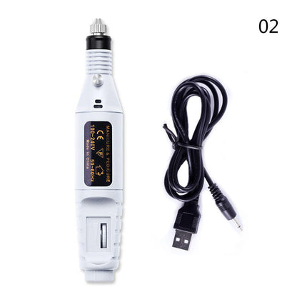 Electric Nail Drill Machine Manicure Machine Set USB Charging Mill Cutter For Manicure Nail File Pedicure Tool Nail Drill Set Louisiana Mart