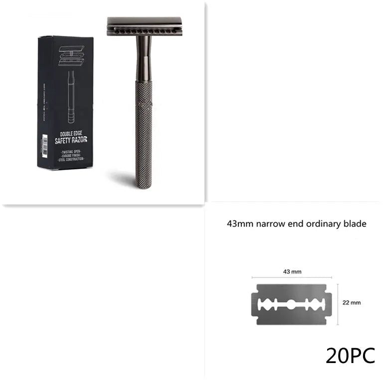 Manual vintage razor men's razor metal gift Louisiana Mart