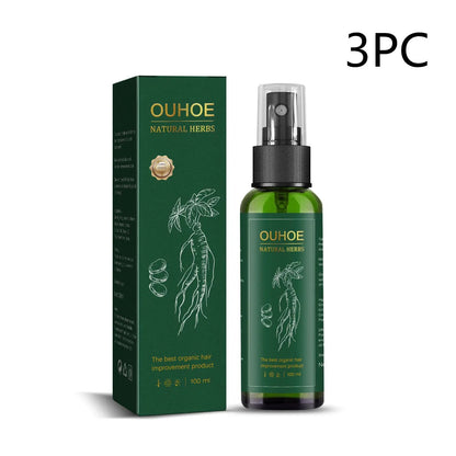 Ginseng Hair Growth Liquid Spray To Prevent Hair Loss 100ml box Louisiana Mart